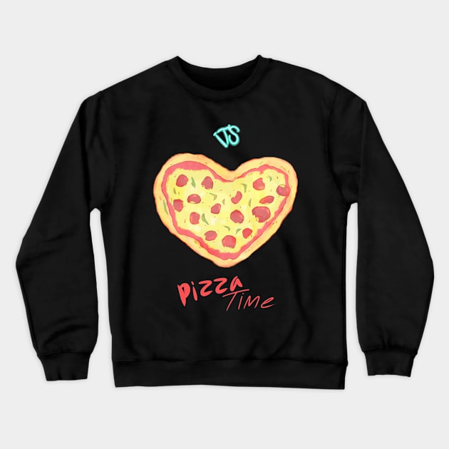 Pizza Crewneck Sweatshirt by Rumpled Crow